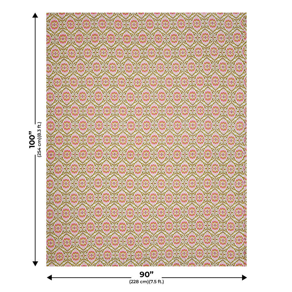 The Illusion Greenish Double Bed Dohar Blanket